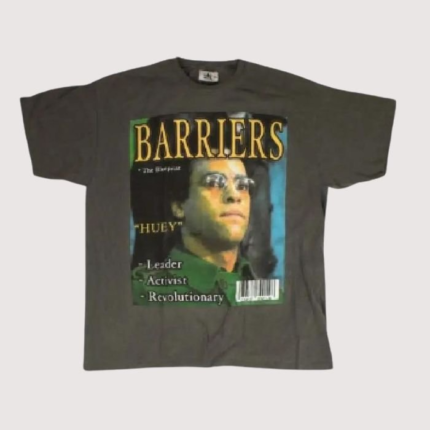 Barriers Huey P. Newton T-shirt Grey