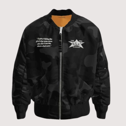 Barriers X Alpha Industries MA1 Bomber Jacket Black Camo