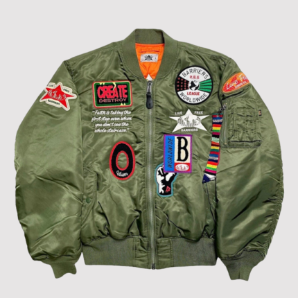 Barriers Complexcon Exclusive Multi Patch Bomber Jacket Green