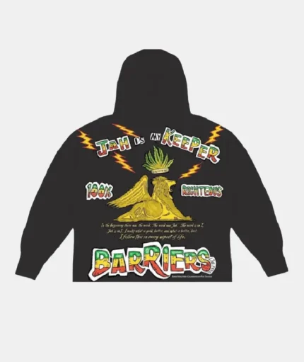 Barriers Peter Tosh Hooded Sweatshirt Black