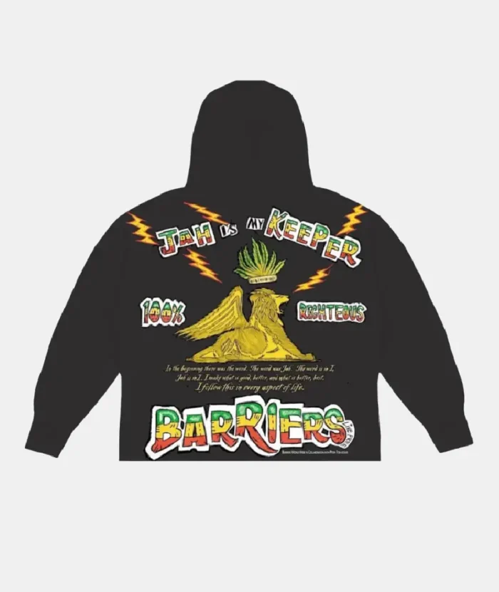 Barriers Peter Tosh Hooded Sweatshirt Black