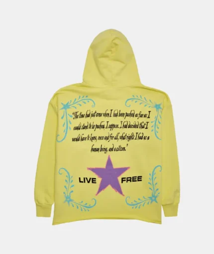 Barriers Rosa Parks Hoodie Yellow